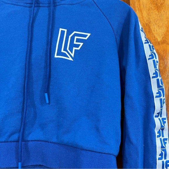 LF Blue Cropped Sweatshirt - Picture 5 of 5